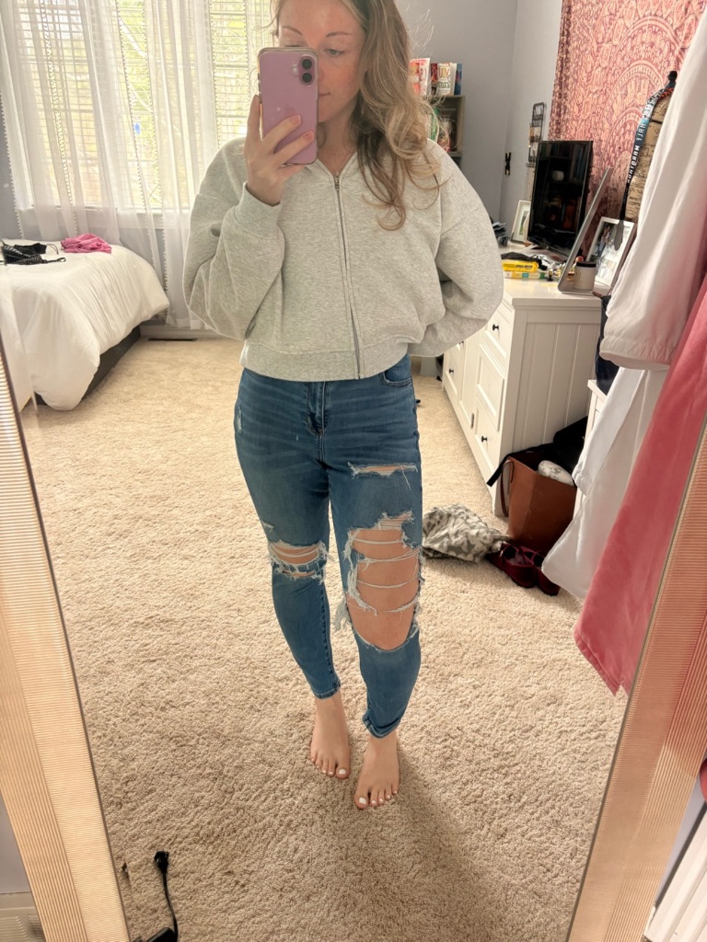 American Eagle Outfitters Curvy Hi Rise Jegging Size 10